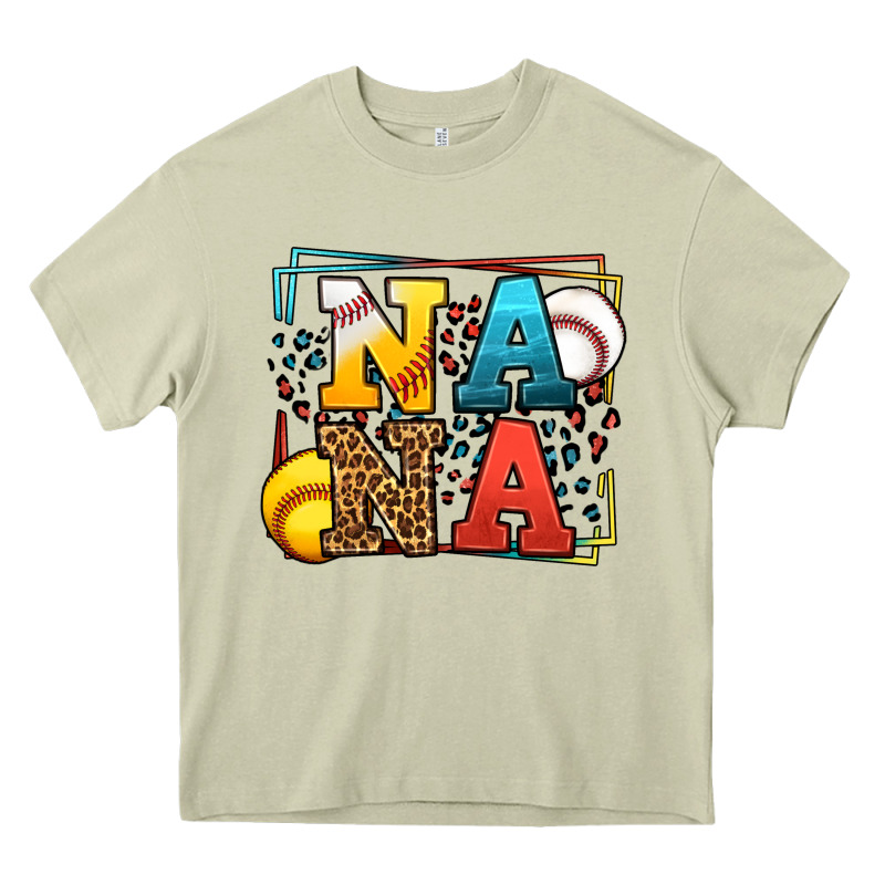 Baseball And Softball Nana Heavy Core Tee by LillyAllenDesigns | Teevron