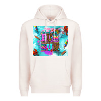 Pale Pink summer break and school Premium Hoodie - AdoDesignShop