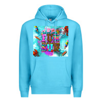 Ocean Blue summer break and school Premium Hoodie - AdoDesignShop