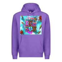 Purple summer break and school Premium Hoodie - AdoDesignShop