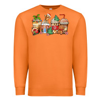 Carrot christmas gingerbread coffee cups Premium Sweatshirt - Zillion Design Studio