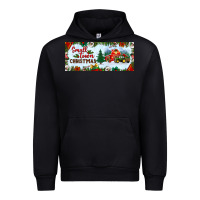 Black small town christmas Urban Hoodie - BundleAndBundleShop