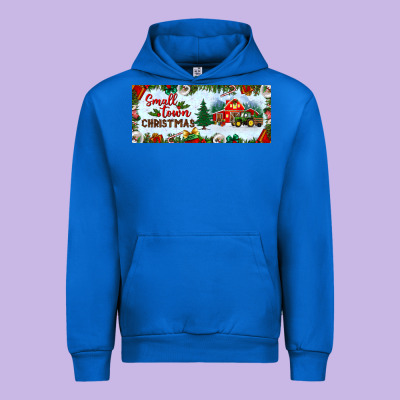 Small Town Christmas Urban Hoodie Designed By Bundleandbundleshop