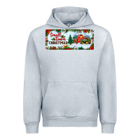 Heather Grey small town christmas Urban Hoodie - BundleAndBundleShop