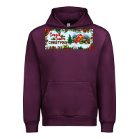 Mauve Wine small town christmas Urban Hoodie - BundleAndBundleShop