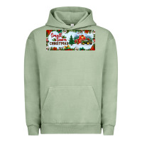 Pigment Oil Green small town christmas Urban Hoodie - BundleAndBundleShop