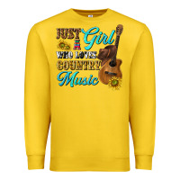 Lemon just a girl who loves country music Premium Sweatshirt - texasbilliewilder