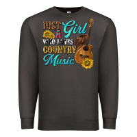 Smoke just a girl who loves country music Premium Sweatshirt - texasbilliewilder