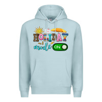 Blue Mist holiday mode on Premium Hoodie - AdoDesignShop