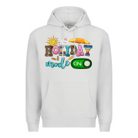Dove Grey holiday mode on Premium Hoodie - AdoDesignShop