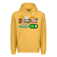Mustard holiday mode on Premium Hoodie - AdoDesignShop