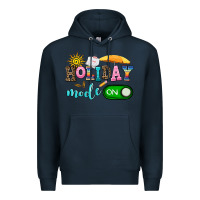 Navy holiday mode on Premium Hoodie - AdoDesignShop