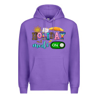 Purple holiday mode on Premium Hoodie - AdoDesignShop