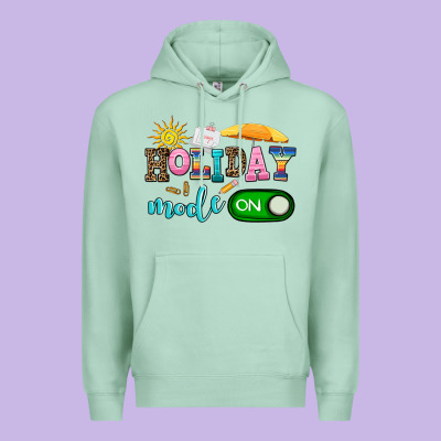 Holiday Mode On Premium Hoodie Designed By Adodesignshop