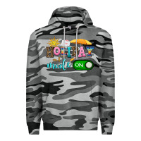 Slate Camo holiday mode on Premium Hoodie - AdoDesignShop
