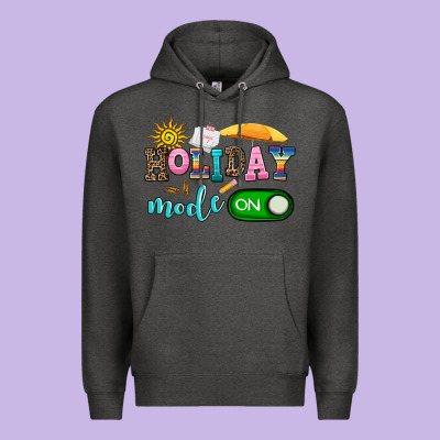 Holiday Mode On Premium Hoodie Designed By Adodesignshop