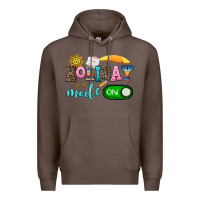 Coffee holiday mode on Premium Hoodie - AdoDesignShop