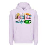 Lilac holiday mode on Premium Hoodie - AdoDesignShop