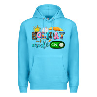 Ocean Blue holiday mode on Premium Hoodie - AdoDesignShop