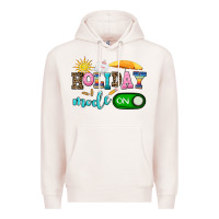 Pale Pink holiday mode on Premium Hoodie - AdoDesignShop