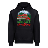 Black van life christmas Urban Hoodie - BundleAndBundleShop