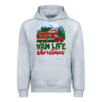 Heather Grey van life christmas Urban Hoodie - BundleAndBundleShop