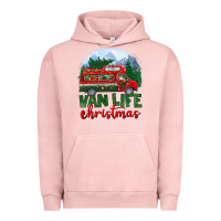 Pigment Salmon van life christmas Urban Hoodie - BundleAndBundleShop