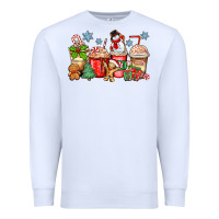 White christmas coffee cups Premium Sweatshirt - Zillion Design Studio