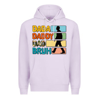 Lilac dada daddy dad bruh Premium Hoodie - AdoDesignShop
