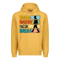 Mustard dada daddy dad bruh Premium Hoodie - AdoDesignShop