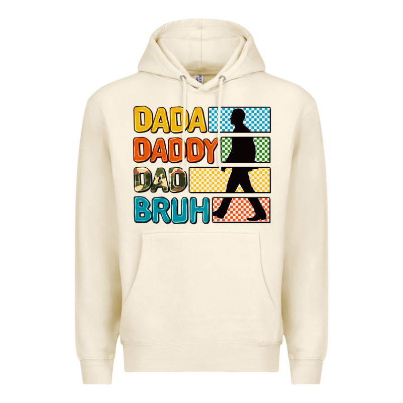 Dada Daddy Dad Bruh Premium Hoodie by AdoDesignShop | Teevron