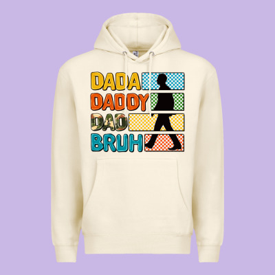 Dada Daddy Dad Bruh Premium Hoodie Designed By Adodesignshop