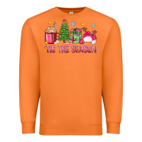 Carrot 'tis the season pink christmas Premium Sweatshirt - Zillion Design Studio