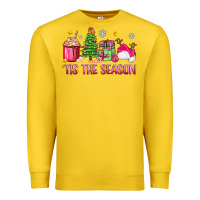 Lemon 'tis the season pink christmas Premium Sweatshirt - Zillion Design Studio