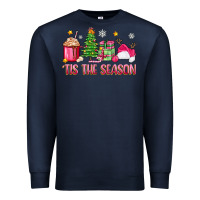 'tis The Season Pink Christmas Premium Sweatshirt | Teevron
