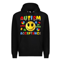 Black autism acceptance Premium Hoodie - JahusDesignShop