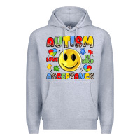 Heather Grey autism acceptance Premium Hoodie - JahusDesignShop