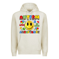 Oatmeal Heather autism acceptance Premium Hoodie - JahusDesignShop