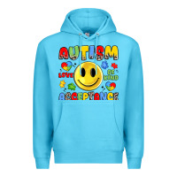 Ocean Blue autism acceptance Premium Hoodie - JahusDesignShop