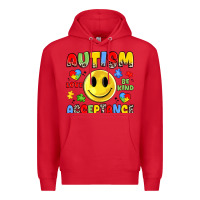 Red autism acceptance Premium Hoodie - JahusDesignShop