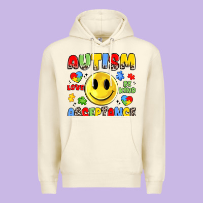 Autism Acceptance Premium Hoodie Designed By Jahusdesignshop