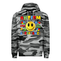 Slate Camo autism acceptance Premium Hoodie - JahusDesignShop