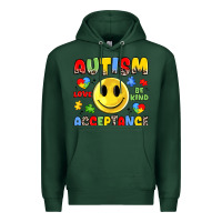 Sports Green autism acceptance Premium Hoodie - JahusDesignShop