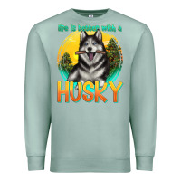 Seafoam life is better with a husky Premium Sweatshirt - texasbilliewilder