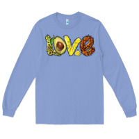 Colony Blue love avocado Long Sleeve Tee - BarkalooDesign