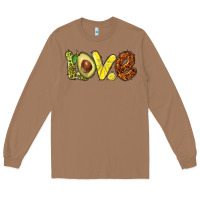 Toasted Coconut love avocado Long Sleeve Tee - BarkalooDesign