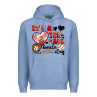 Colony Blue it's a tee ball kinda day Premium Hoodie - JahusDesignShop
