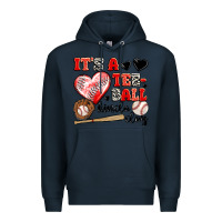 Navy it's a tee ball kinda day Premium Hoodie - JahusDesignShop