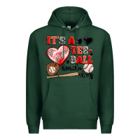 Sports Green it's a tee ball kinda day Premium Hoodie - JahusDesignShop