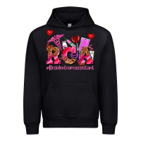 Black valentines day rca resident care assistant Urban Hoodie - AdoDesignShop